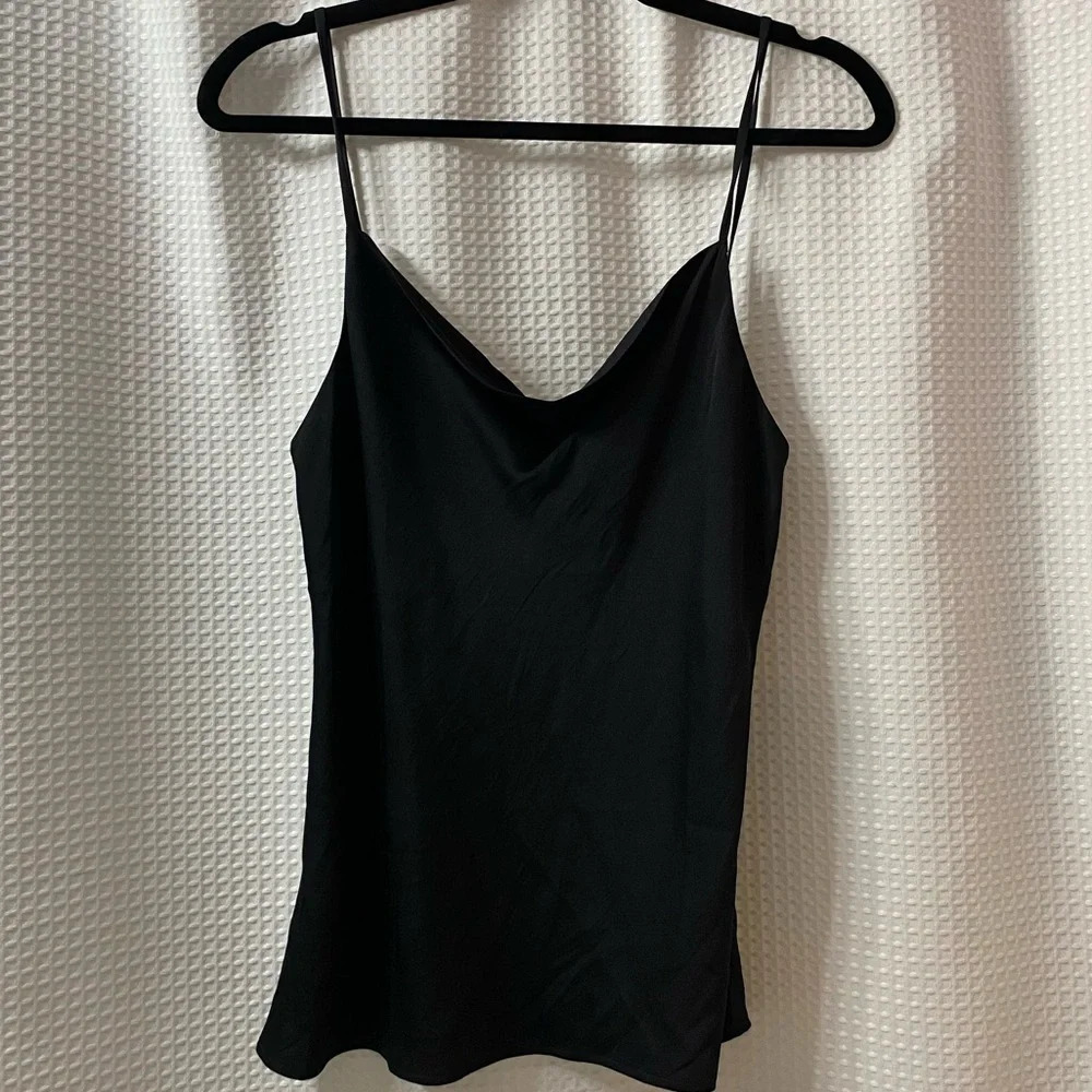 NWOT LOFT Drapey Silky Spaghetti Strap Tank